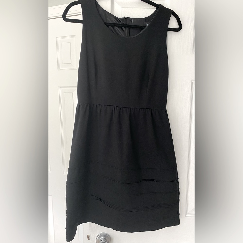 Cynthia Rowley Fit and Flare Black Dress - Medium